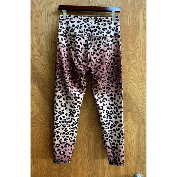 Jessica Simpson Ombre Leopard Print Cropped Leggings Women's Large - Picture 6 of 6